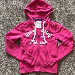 Y2K pinterest vintage aeropostale zip up hoodie